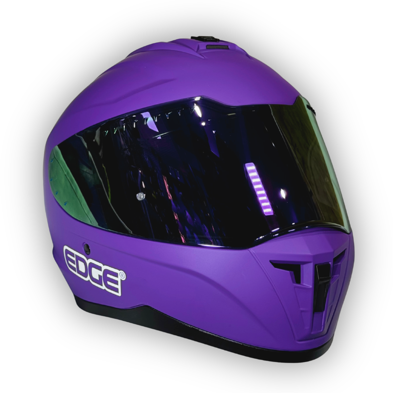 Casco EDGE Integral Morado Mate