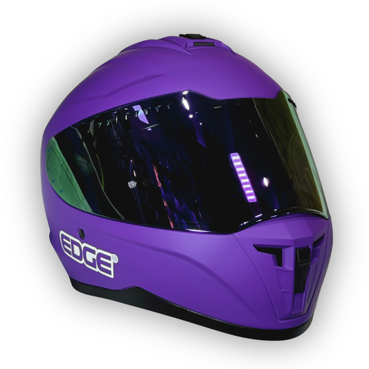Casco EDGE Integral Morado Mate