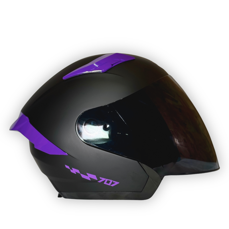 Casco KRM Abierto Negro