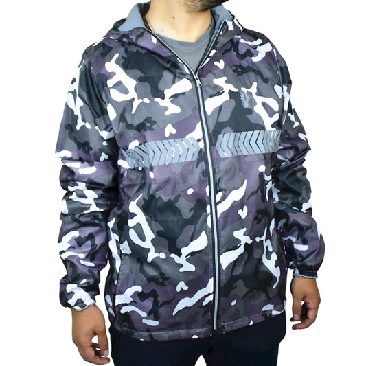 CHAQUETA REFLECTIVA DOBLE FAZ CAMUFLADA