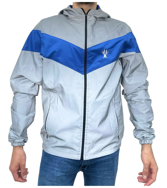 CHAQUETA REFLECTIVA DOBLE FAZ AZUL