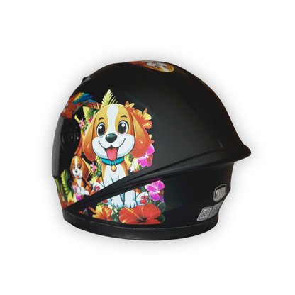 Casco Infantil KRM Dog Negro Mate