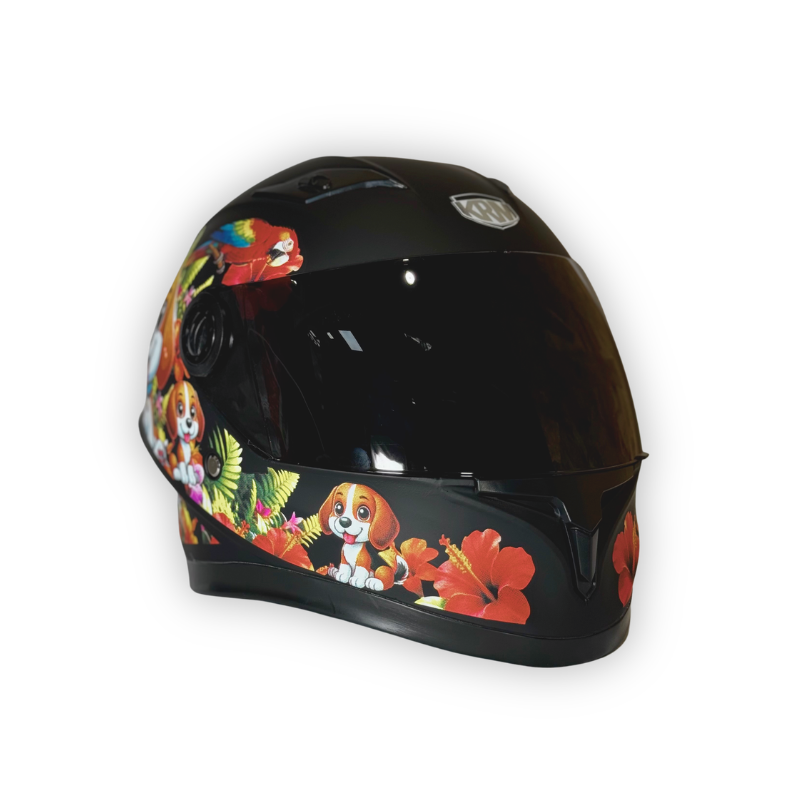 Casco Infantil KRM Dog Negro Mate