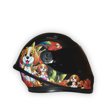 Casco Infantil KRM Dog Negro Mate