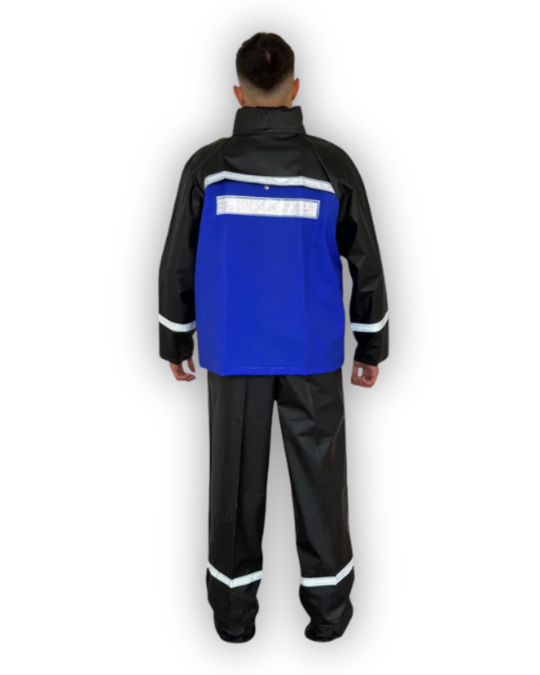 Impermeable Siliconado Liso Azul