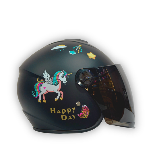 CASCO INFANTIL ABIERTO UNICORNIO