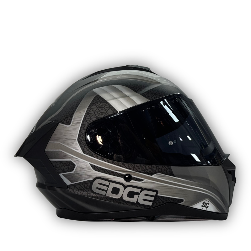 Casco EDGE DC Integral Extreme Superman Plateado