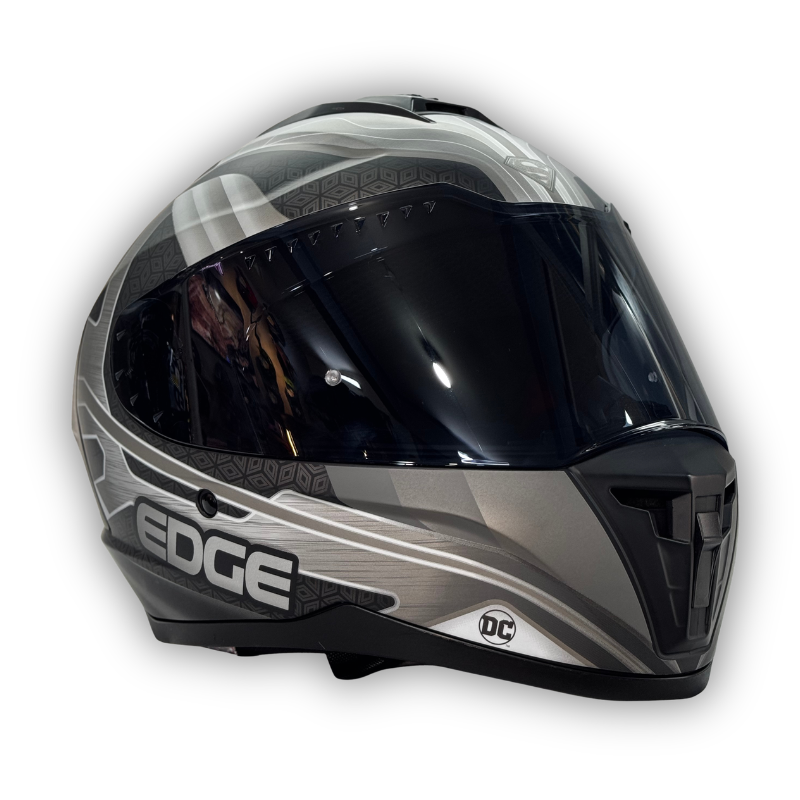 Casco EDGE DC Integral Extreme Superman Plateado