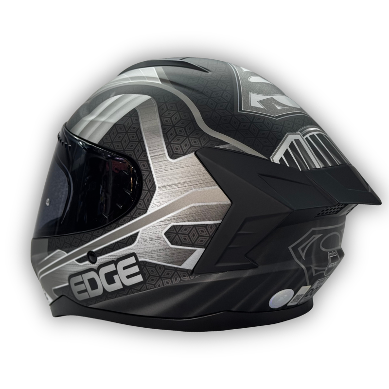 Casco EDGE DC Integral Extreme Superman Plateado