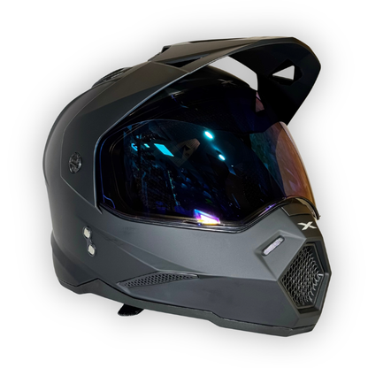 Casco X-ONE Estilo Adventure Negro Mate