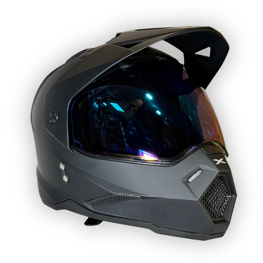 Casco X-ONE Estilo Adventure Negro Mate