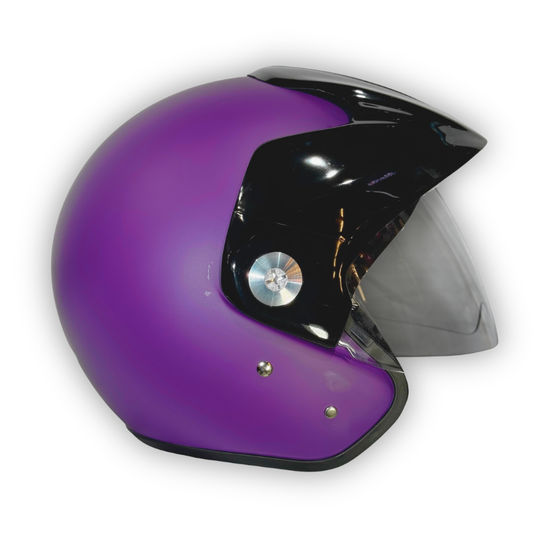 Casco Zeus 507 Abierto Purpura Mate