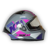 Casco AXXES 503 Gris-Fucsia Mate