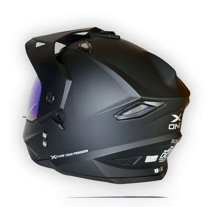 Casco X-ONE Estilo Adventure Negro Mate