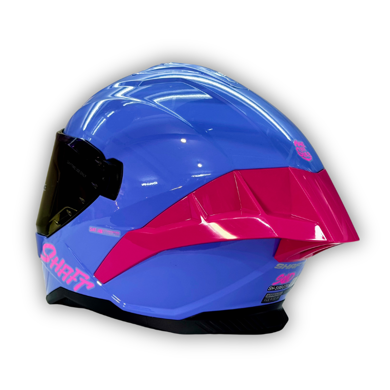 Casco Integral SHAFT SH-598 GTR SOLID Morado/Fucsia