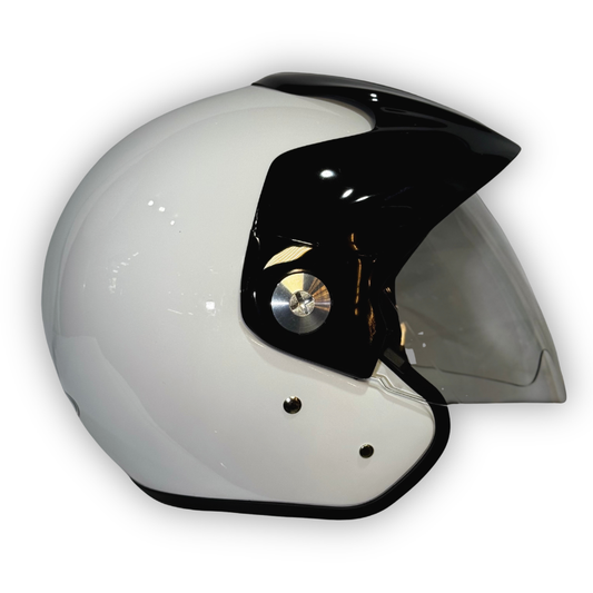 Casco Zeus 507 Abierto Blanco Brillante