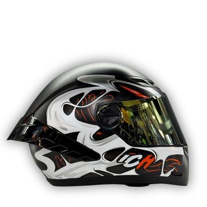 Casco Integral ICH 501 SP Negro-Blanco