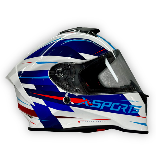 Casco X-SPORTS V151 Blanco Brillante