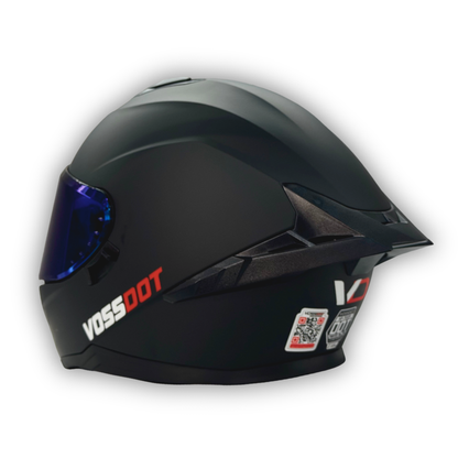 Casco VOSSDOT HF-703DV Negro Mate