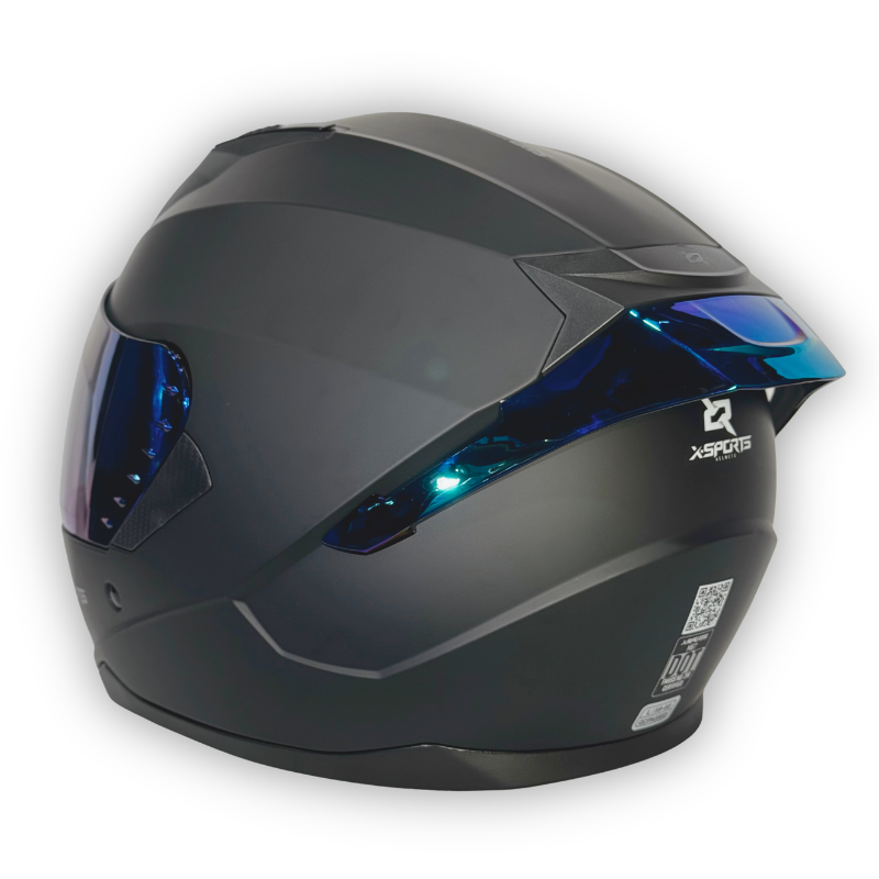 Casco X-SPORTS Integral Visor Tipo Iridium