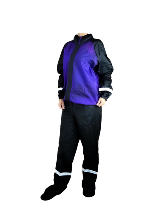 CONJUNTO IMPERMEABLE SILICONADO MORADO