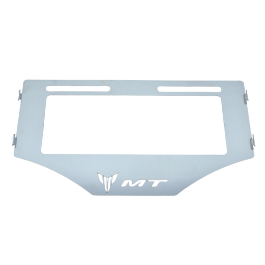 PORTA PLACA EN ACERO MT