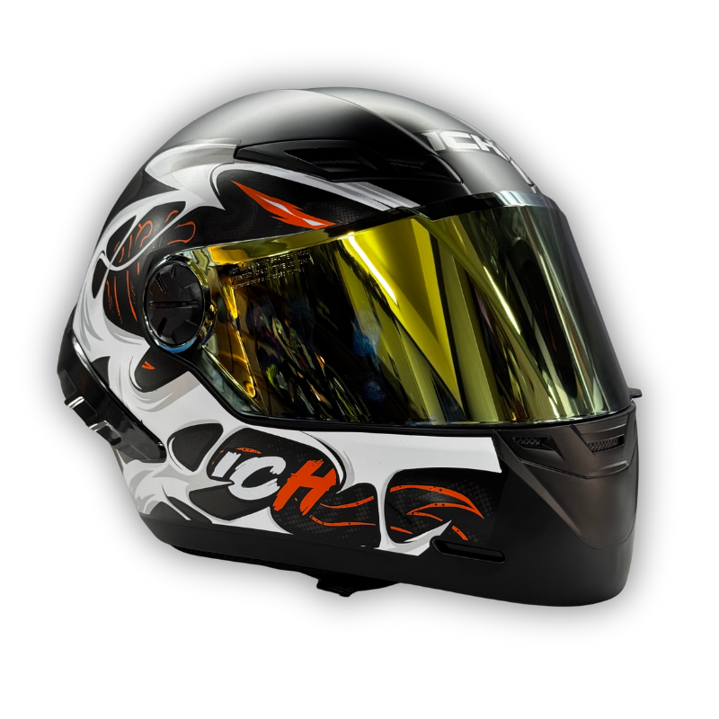 Casco Integral ICH 501 SP Negro-Blanco