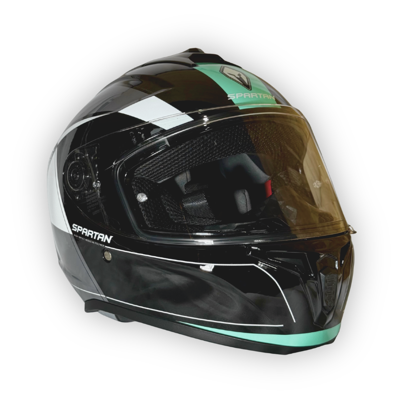 Casco SPARTAN DRAKEN´S Brillante Gris