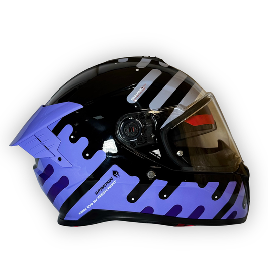 Casco SPARTAN HAWK EVO SV Fresh Paint Brillante