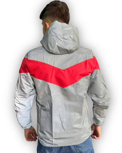 Chaqueta Reflectiva Doble Faz Roja