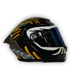 Casco X-ONE X-500 RS Dragon Negro - Amarillo