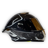 Casco EDGE Shanghai GOLDEX Plateado Brillante
