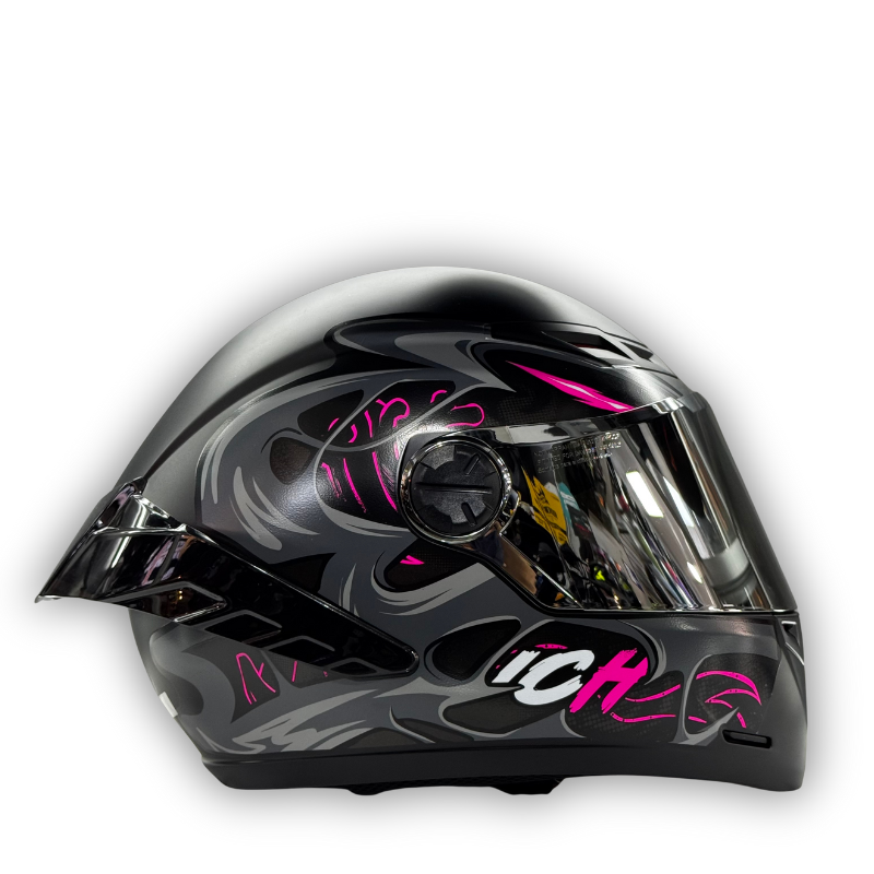 Casco Integral ICH 501 Negro-Fucsia SP
