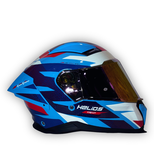 Casco X-SPORTS HELIOS Integral Blanco-Azul