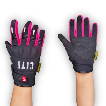 GUANTES DE PROTECCION CITY Fucsia