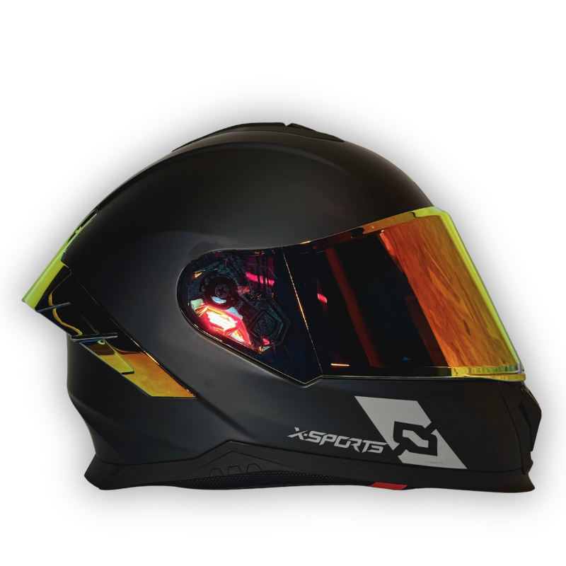 Casco X-SPORTS M73 Integral Negro Mate.