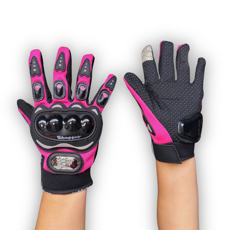 Guantes De Protección Refuerzo en Nudillos Fucsia