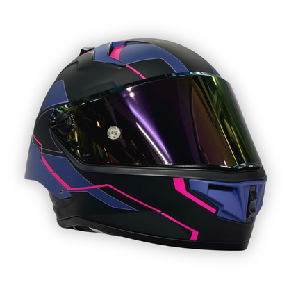 Casco Xtrong 352 R1 Negro - Morado