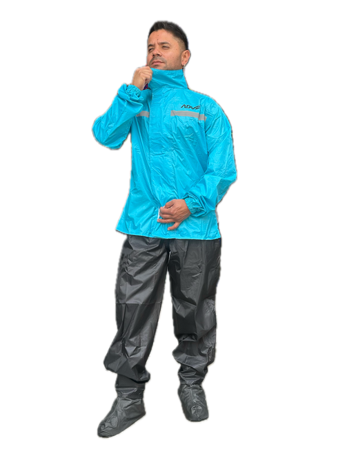 IMPERMEABLE TIPO SUDADERA ADV 360 AZUL