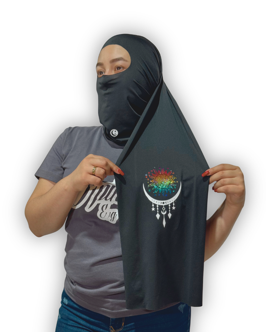 Balaclava Cubre Rostro Cabello Largo/Extra Largo