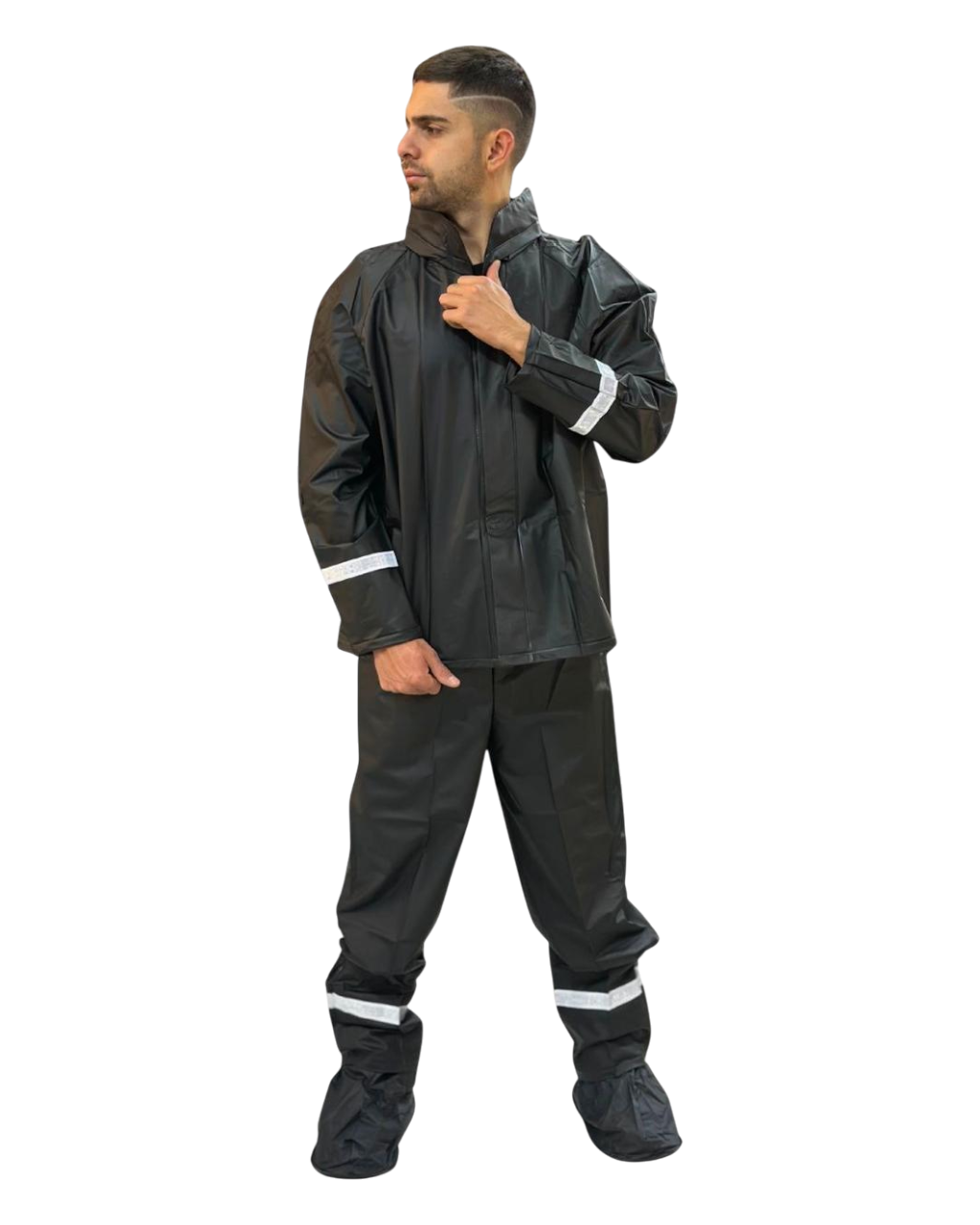 Impermeable Siliconado Negro