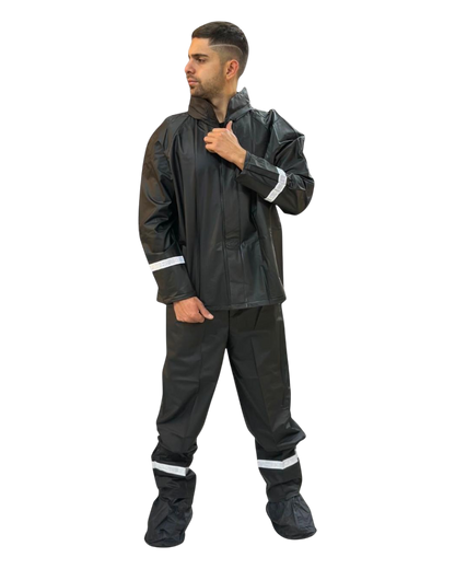 Impermeable Siliconado Negro