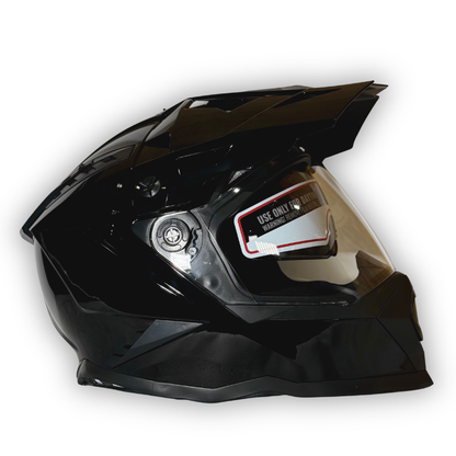 Casco KONTROL Multipropósito Gafas Internas Negro Brillante
