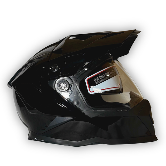 Casco KONTROL Multipropósito Gafas Internas Negro Brillante