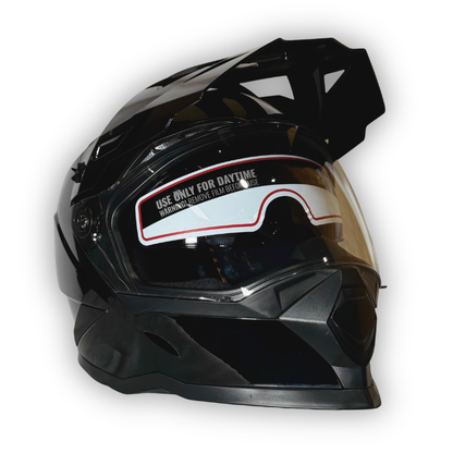 Casco KONTROL Multipropósito Gafas Internas Negro Brillante