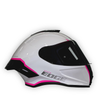 Casco EDGE Shanghai Blanco-Fucsia Brillo