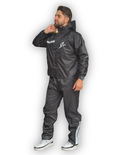 Impermeable Tipo Sudadera IMPERONE Negro