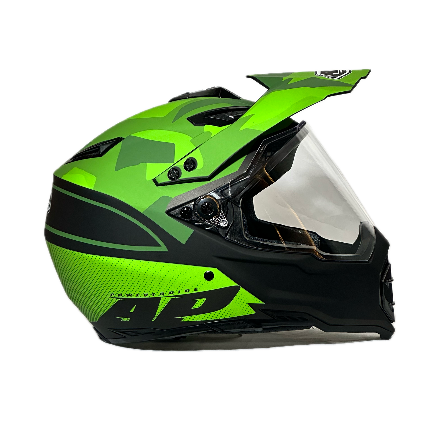 CASCO MULTIPROPOSITO AP28 VERDE - NEGRO