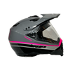 CASCO MULTIPROPOSITO AP28 GRIS - FUCSIA