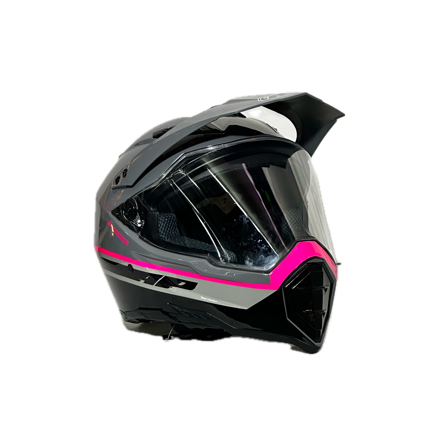 CASCO MULTIPROPOSITO AP28 GRIS - FUCSIA